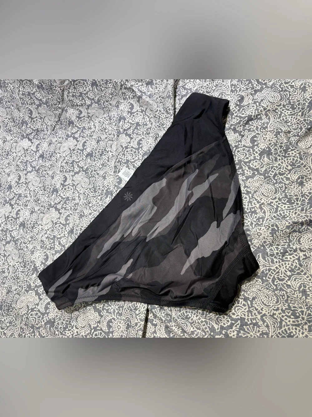 Athleta camo bikini bottoms medium